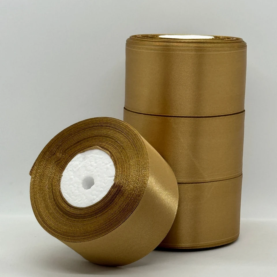 Стрічка атласна 5 см (4*36 ярдів), 105 корица