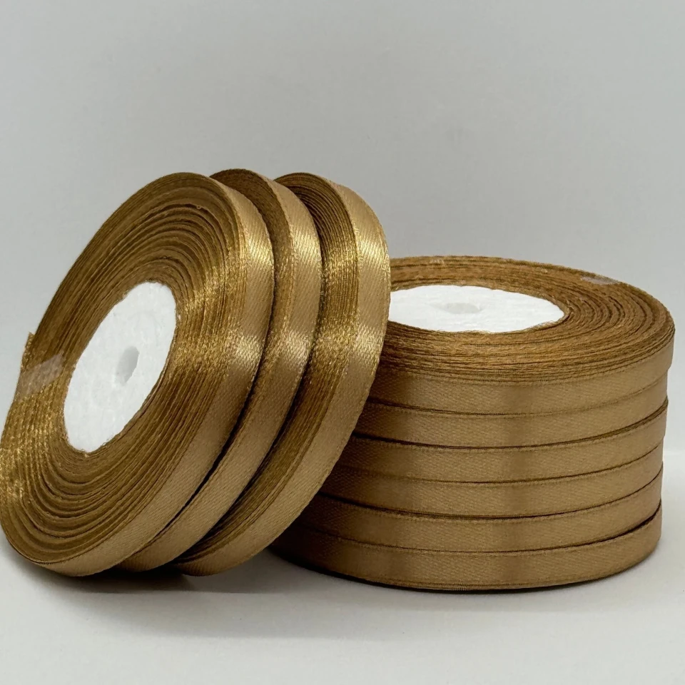 Стрічка атласна 0.6 см (10*36 ярдів), 105 корица