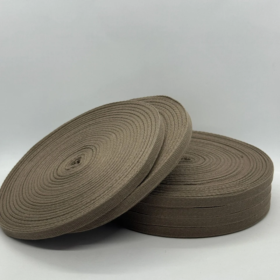 Стрічка кіпер 1 см (40) (40м.), 2185 умбра