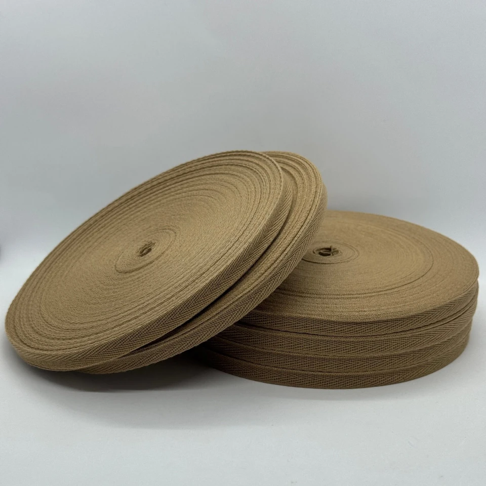 Стрічка кіпер 1 см (40) (40м.), 2248 блідо-оливковий